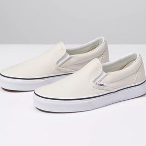 Women’s Birch / True White Slip on Vans